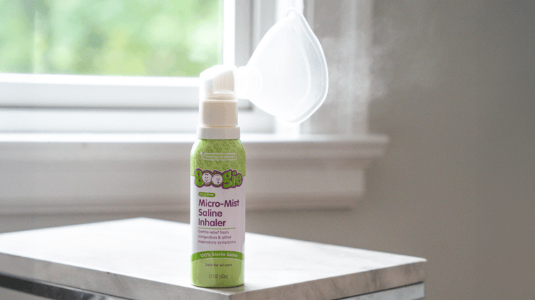 The Boogie® Micro-Mist Saline Inhaler Is a Game-Changer for Congested Babies and Kids