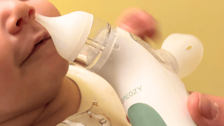 Momcozy  2-in-1 Spray & Suction Electric Nasal Aspirator Review: The Soothing Essential Every Parent Needs