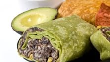 Chicken, Brown Rice and Black Bean Burritos