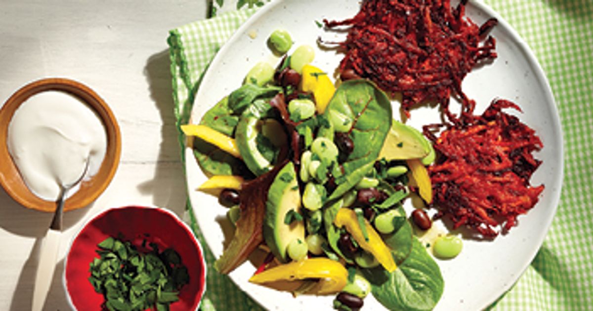 Beet and Carrot Latkes recipe Today's Parent
