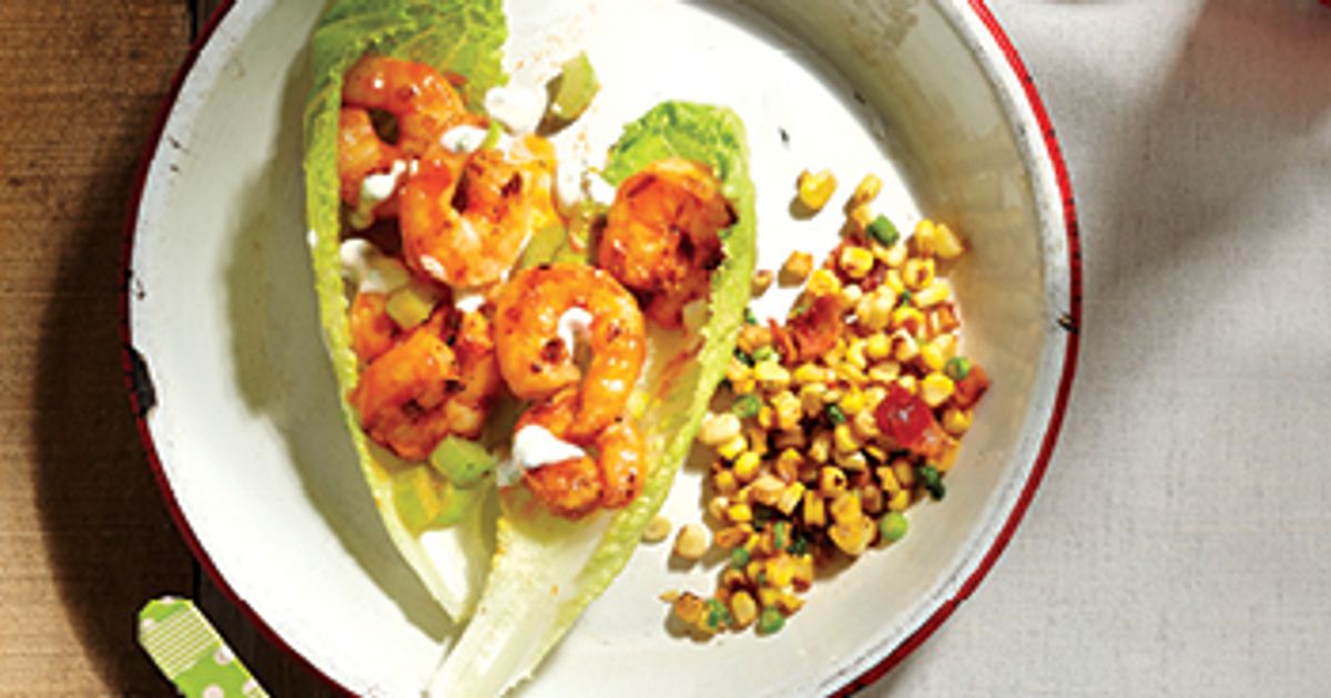 Buffalo Wing Shrimp Lettuce Wraps recipe - Today's Parent