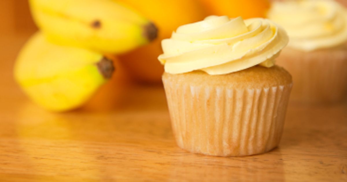 Banana Cupcakes with White Chocolate Ganache Icing - Today's Parent