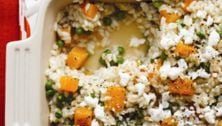 Baked Risotto with Pumpkin and Feta