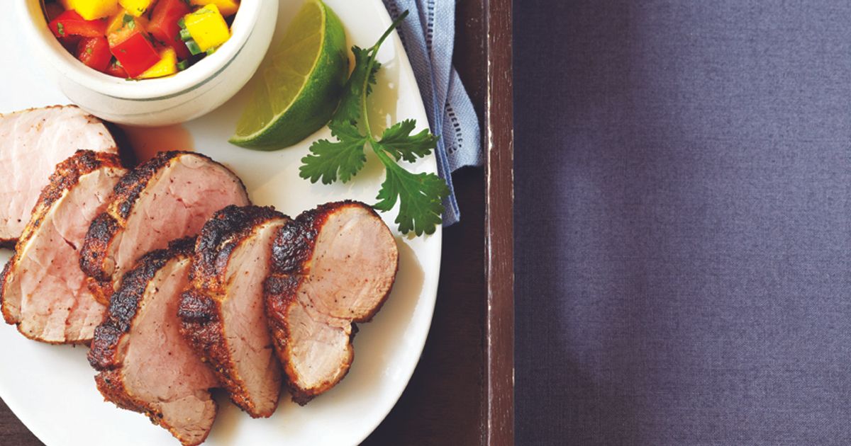 Tropical Pork Tenderloin with Mango Salsa - Today's Parent