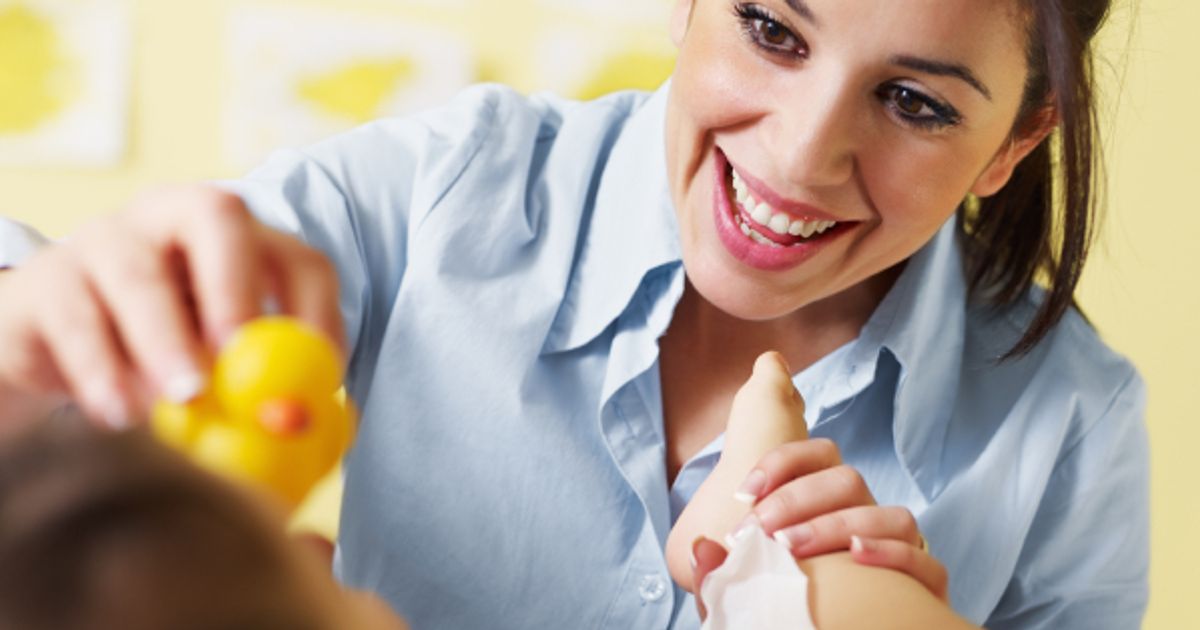 Diaper distraction Today's Parent