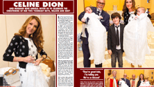 Celine Dion's twins: baptism deets & photos