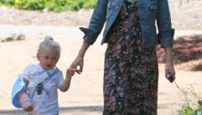 Zuma Rossdale has a "freak" fall