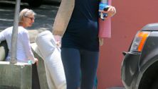 Bump watch: January Jones stays fit