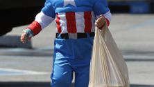 Zuma Rossdale is Captain America!