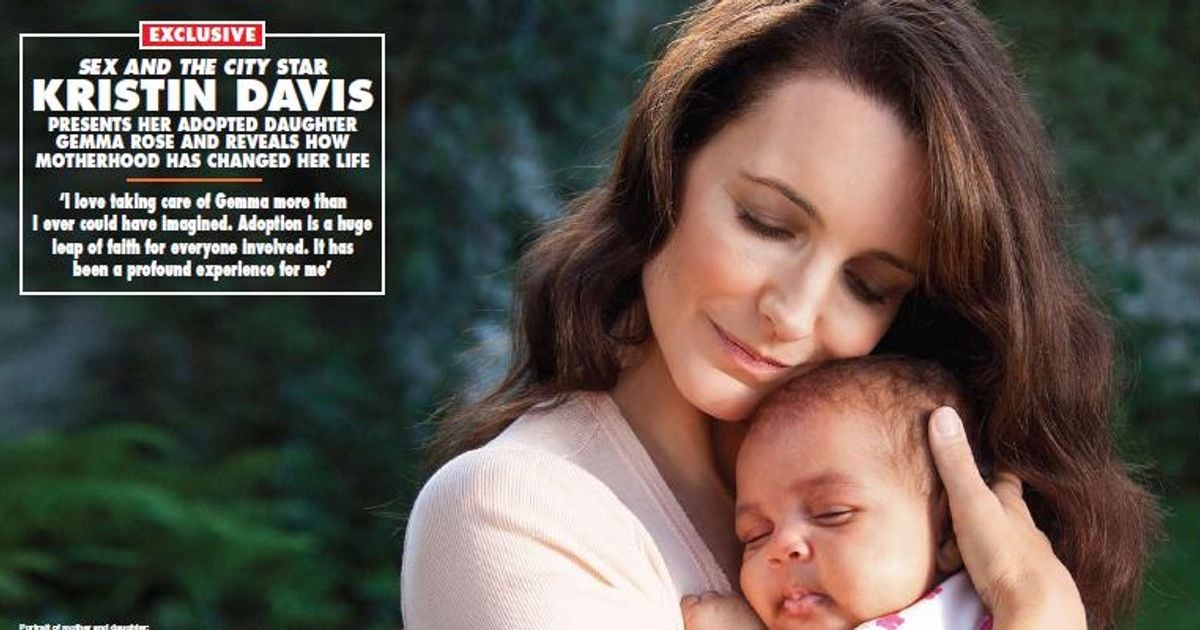 Official photos of Kristin Davis and her new baby Gemma Rose Today's
