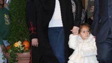 Jennifer Lopez and her glamorous little sidekick