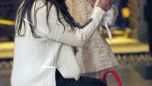 Katie Holmes and Suri Cruise play dolls in NYC