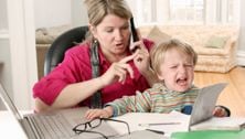The stress of parenting
