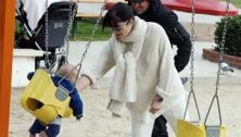 Selma Blair contemplates safety of "jumperoos"