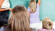 Volunteering in the classroom