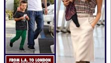 Victoria Beckham and Baby Harper continue to DAZZLE