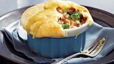 Bottomless vegetarian pot pie