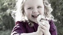 The joy of a three-year-old