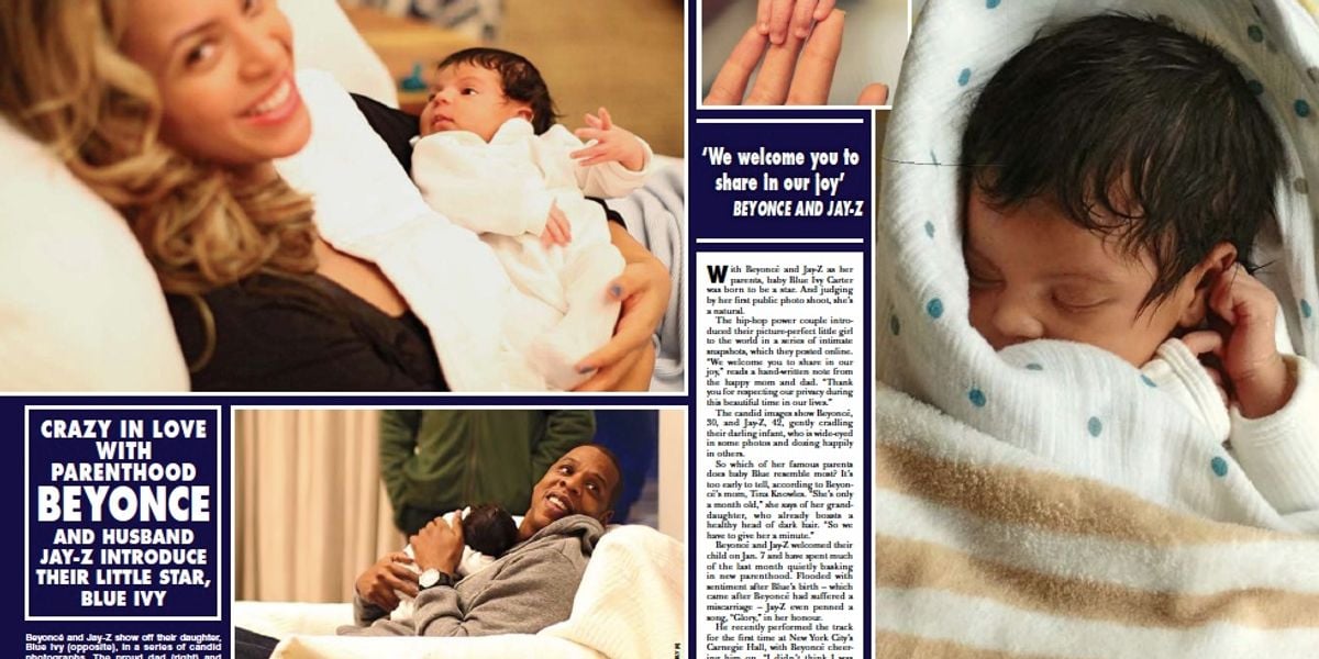 Beyonce Baby Fans Think Beyoncé And Jay Z Unveiled New Photos Of