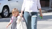 Bump watch: Alessandra Ambrosio makes maternity sweats look good (grrr....)