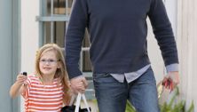 Ben Affleck takes Violet to karate class