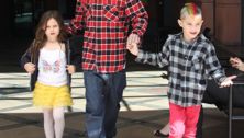 There's a new celebrity-kid mohawk in town...