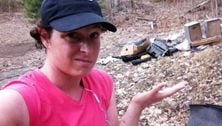My running trail is not your dump