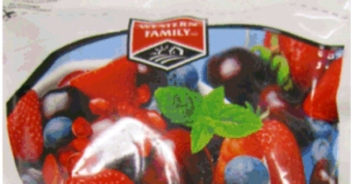 RECALL Western Family brand Pomeberry Blend berries Today's Parent