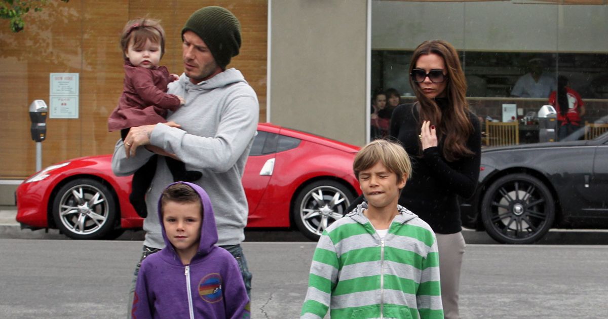 Harper Seven Beckham First modeling gig? Today's Parent