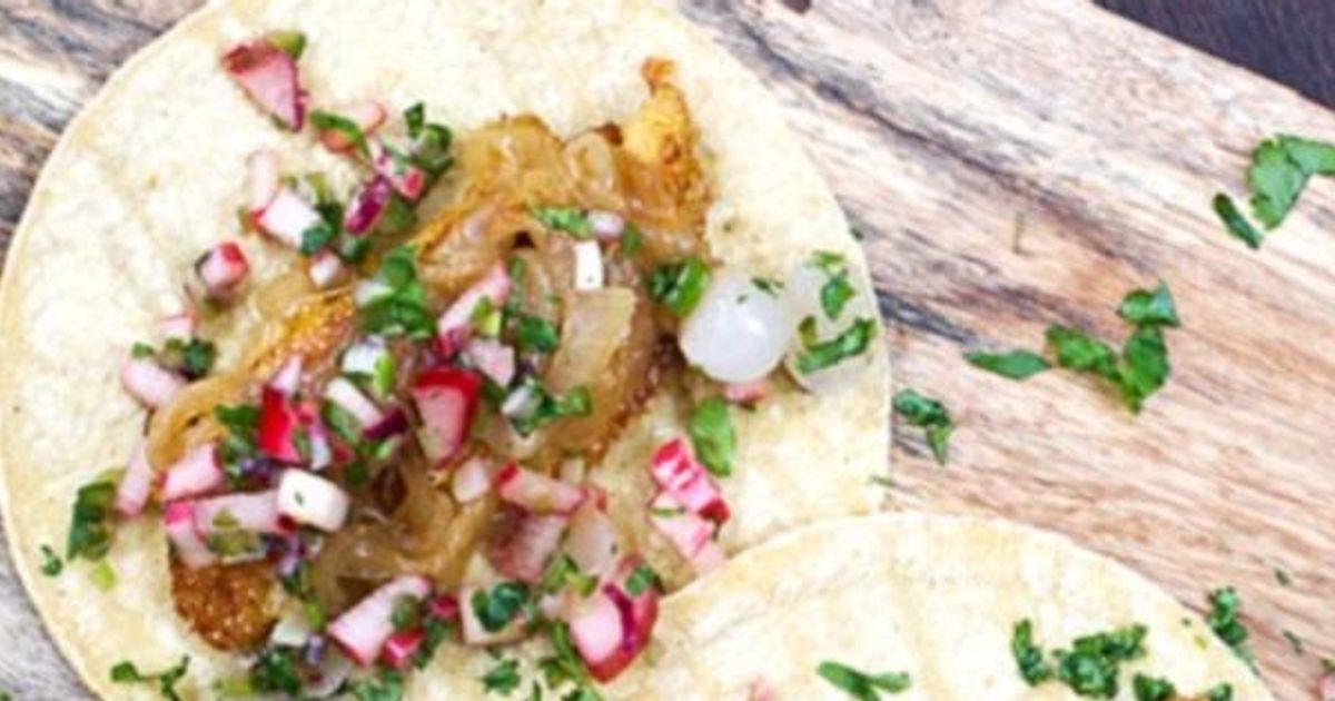 Cornmeal Crusted Fish Tacos with Rhubarb Salsa - Today's Parent