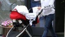 Jennifer Garner out and about with baby Samuel!