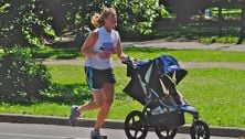 I am afraid of my running stroller