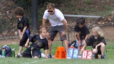 Ryan Phillippe coaches son’s flag football team