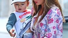 Miranda Kerr and baby Flynn: Stylish in NYC