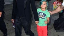 Kingston Rossdale: Green hair!