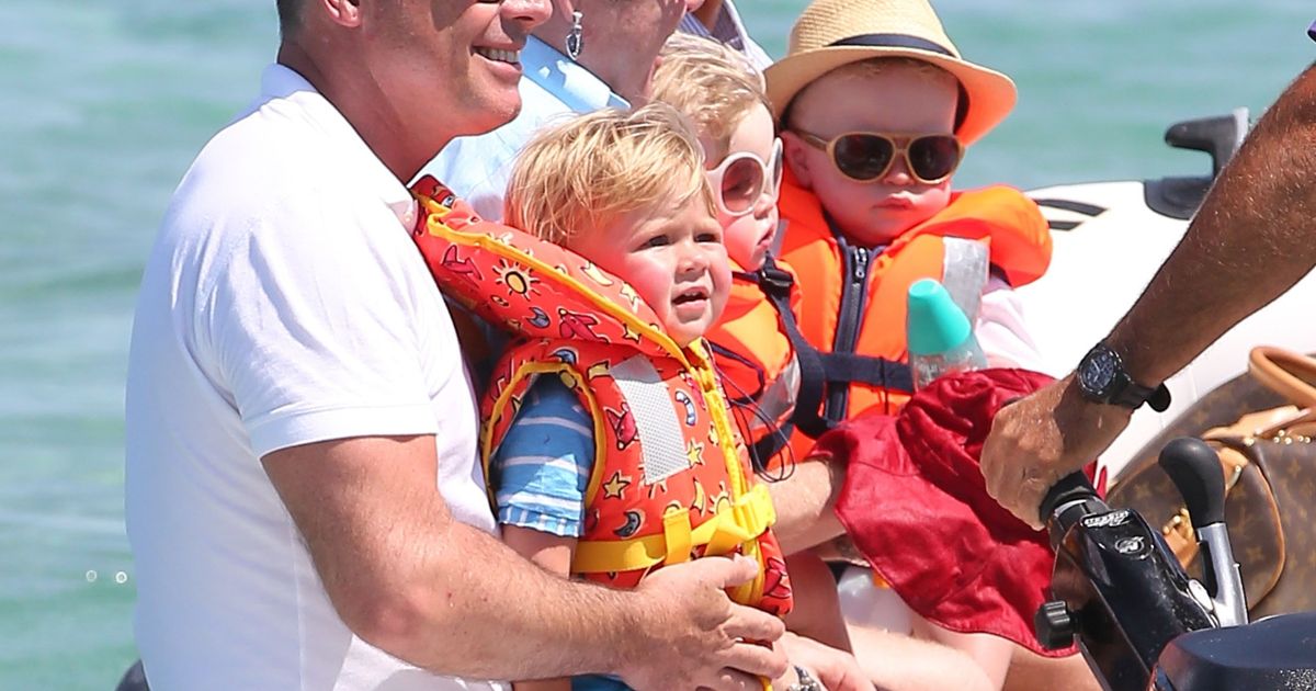 Elton John & Neil Patrick Harris on vacation with families (Photos