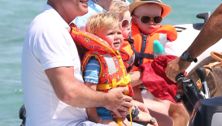 Elton John & Neil Patrick Harris on vacation with families (Photos — tons!)