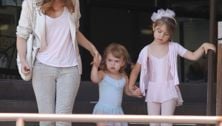 Isla Fisher and daughter Olive Cohen out for a treat (UPDATED)