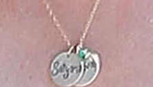 Alyson Hannigan's special necklace