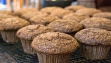 Raspberry Oat Bran Muffins