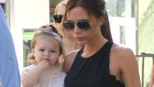 Photo: Victoria and adorable Harper Beckham!