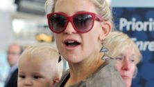 Kate Hudson leaves Toronto with Baby BING!