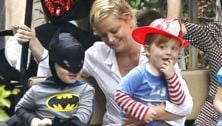 First celebrity Halloween costumes: Amy Poehler and her boys