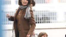 Penelope Cruz, Javier Bardem and Leo touch down in Paris