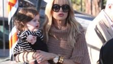 Rachel Zoe and Skyler at the pumpkin patch