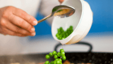 Paella with Sausage and Peas