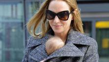 Uma Thurman and her baby girl: PHOTO