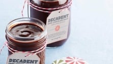 Decadent Dark Chocolate Sauce with a Hint of Mint