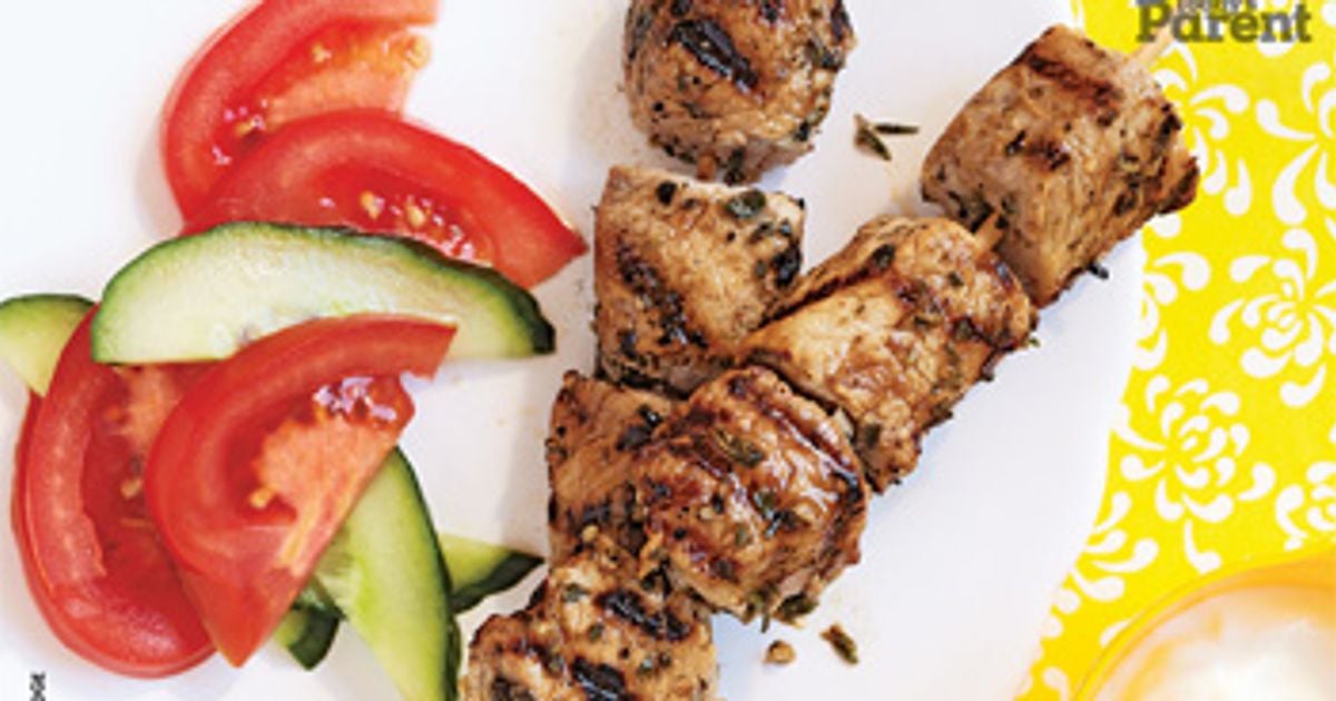 Greek Pork Kebabs Today's Parent