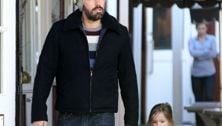 Ben Affleck and Seraphina: Sweet breakfast